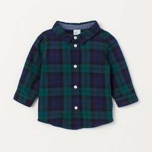 Boys 5T OLD NAVY classic plaid button down shirt